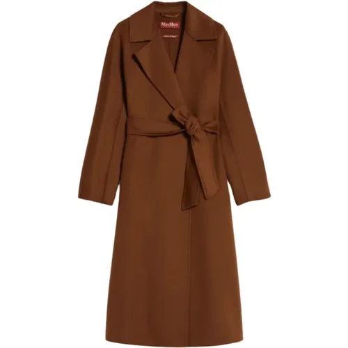 Wool and Cashmere Wrap Coat , female, Sizes: M - Max Mara - Modalova