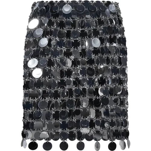 Silver Skirts Collection , female, Sizes: S - Paco Rabanne - Modalova