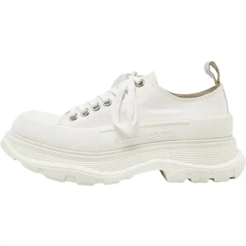 Pre-owned Canvas sneakers , female, Sizes: 5 UK - Alexander McQueen Pre-owned - Modalova