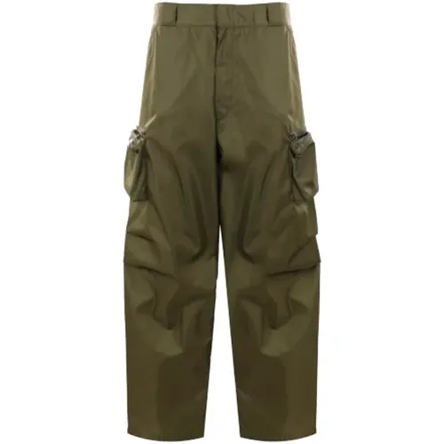 Cargo Trousers with Multiple Pockets , male, Sizes: M - Prada - Modalova