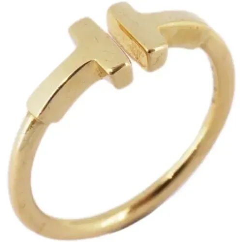 Pre-owned Gold rings , female, Sizes: ONE SIZE - Tiffany & Co. Pre-owned - Modalova