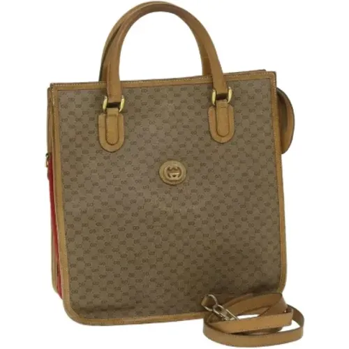 Pre-owned Canvas handbags , female, Sizes: ONE SIZE - Gucci Vintage - Modalova