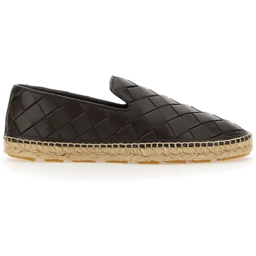 Braune Leder Espadrilles Ss22 - Bottega Veneta - Modalova