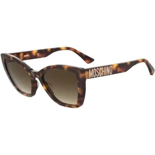 Sonnenbrille , Damen, Größe: 55 MM - Moschino - Modalova