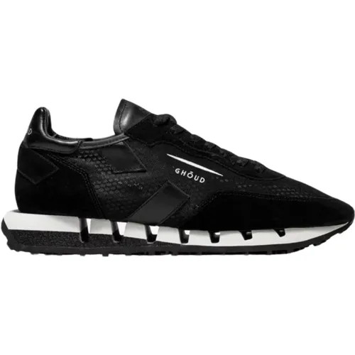 Stylish Wire/Leat Sneakers for Men , male, Sizes: 11 UK - Ghoud - Modalova