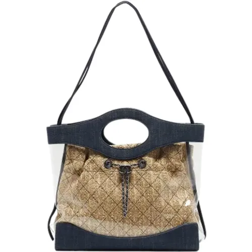 Pre-owned Denim totes , female, Sizes: ONE SIZE - Chanel Vintage - Modalova