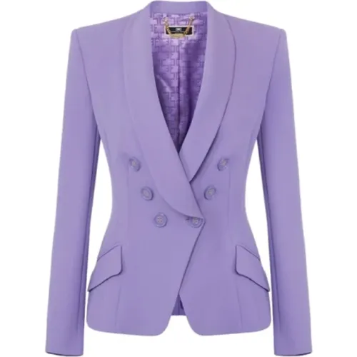 Stylish Jacket , female, Sizes: 2XL, S, L - Elisabetta Franchi - Modalova