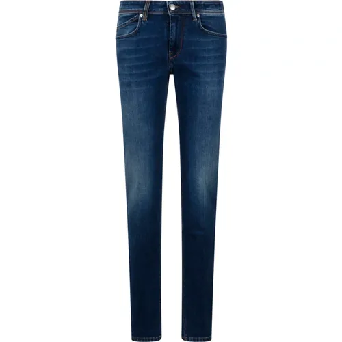 Slim Fit Blaue Denim Jeans , Herren, Größe: W35 - Re-Hash - Modalova