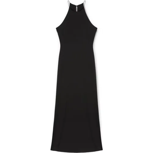 Langes Kleid mit Schlitz , Damen, Größe: XS - Motivi - Modalova