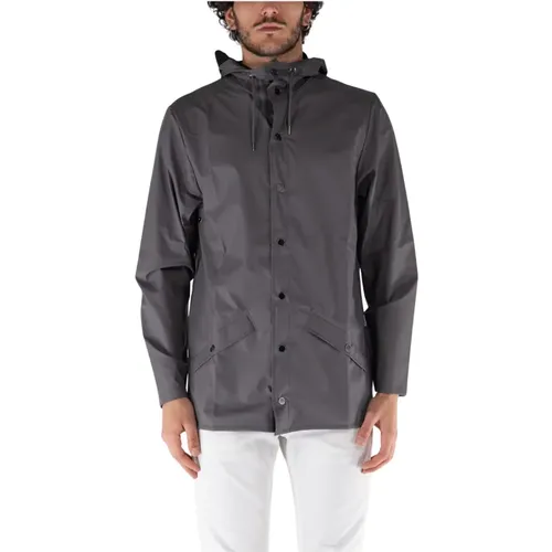 Waterproof Jacket , male, Sizes: M, L, S, XS - Rains - Modalova