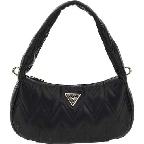 Schwarze Damen Crossbody-Tasche,Damen Synthetische Burgunder Handtasche - Guess - Modalova