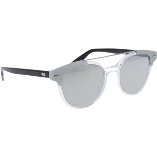 Mirror Lens Sunglasses Black Tie Style , male, Sizes: 51 MM - Dior - Modalova