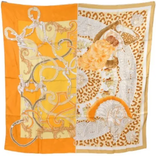 Pre-owned Silk scarves , female, Sizes: ONE SIZE - Hermès Vintage - Modalova