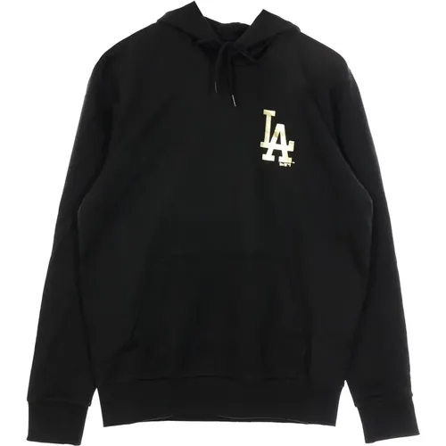 Dodgers Metallic Hoodie Schwarz , Herren, Größe: XS - new era - Modalova