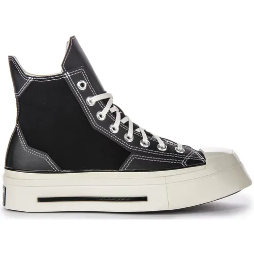 Squared High Canvas Trainers , female, Sizes: 3 UK, 4 UK, 9 UK, 4 1/2 UK, 9 1/2 UK, 8 1/2 UK, 7 UK, 5 UK, 11 UK, 10 UK, 6 1/2 UK, 11 1/2 UK, 8 UK, 6 U - Converse - Modalova