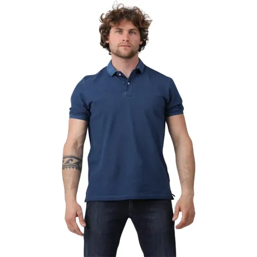 Herren Polo Tennisshirt , Herren, Größe: S - Gran Sasso - Modalova