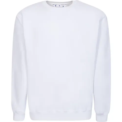 Off , Crewneck Sweatshirt for Women , female, Sizes: XS, M, S - Off White - Modalova