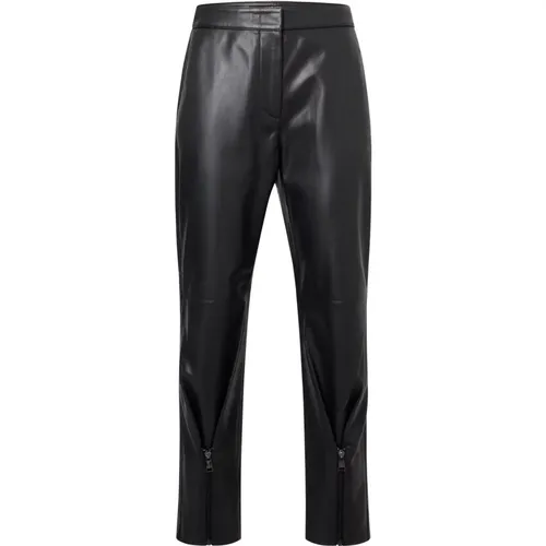 Versatile Synthetic Leather Pants , female, Sizes: XS, S - Karl Lagerfeld - Modalova