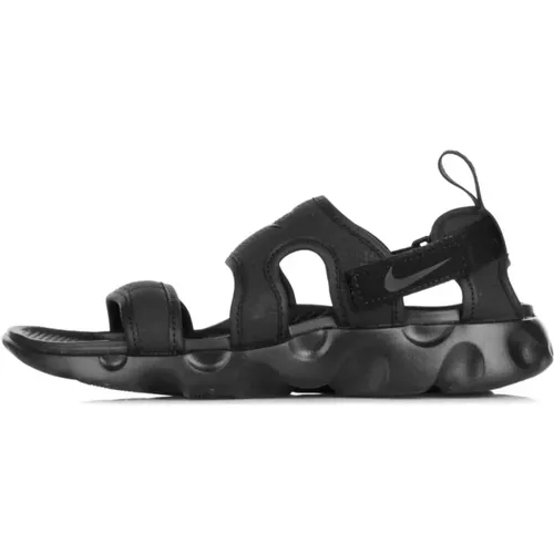 Schwarze Sandale - Streetwear Kollektion - Nike - Modalova