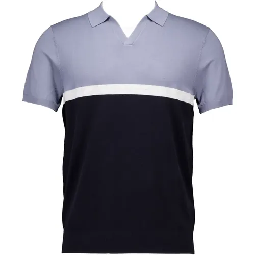 Dunkelblaues Poloshirt , Herren, Größe: M - Profuomo - Modalova