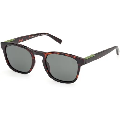 Square Havana Sunglasses , male, Sizes: ONE SIZE - Timberland - Modalova