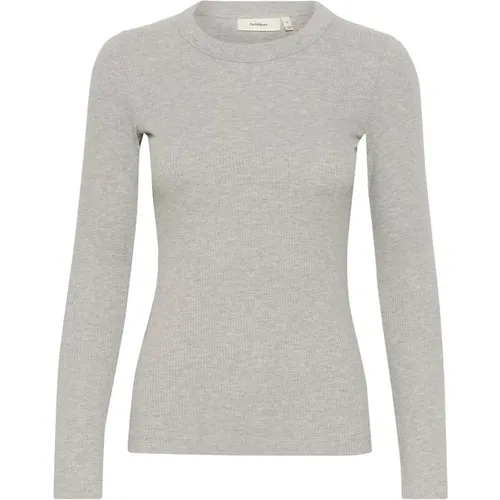 Melange T-Shirt Langarm Top , Damen, Größe: XS - InWear - Modalova