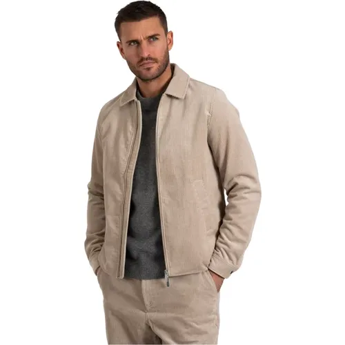 Cordjacke 100% Baumwolle , Herren, Größe: M - Les Deux - Modalova