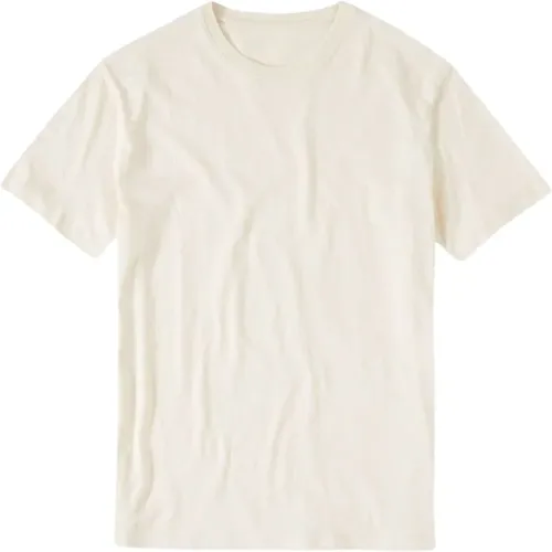 Embroidered Cotton Crewneck T-shirt , male, Sizes: M, L, S - closed - Modalova