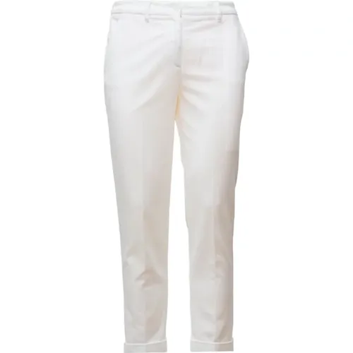Cotton Velvet Straight Trousers , female, Sizes: 2XS, XS - Aspesi - Modalova