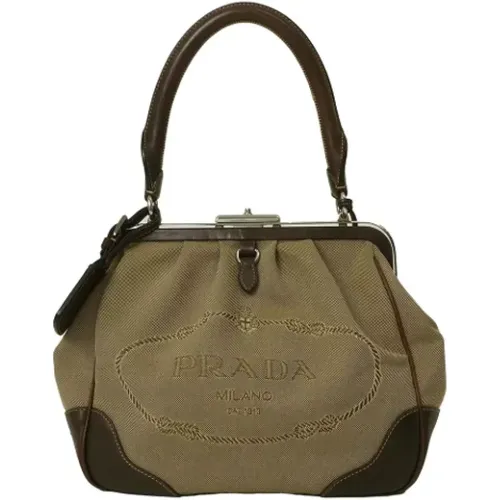 Pre-owned Canvas prada-bags , female, Sizes: ONE SIZE - Prada Vintage - Modalova