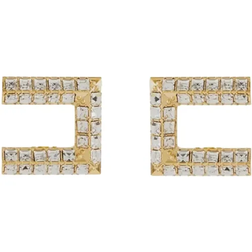 Str Logo Earrings , female, Sizes: ONE SIZE - Elisabetta Franchi - Modalova