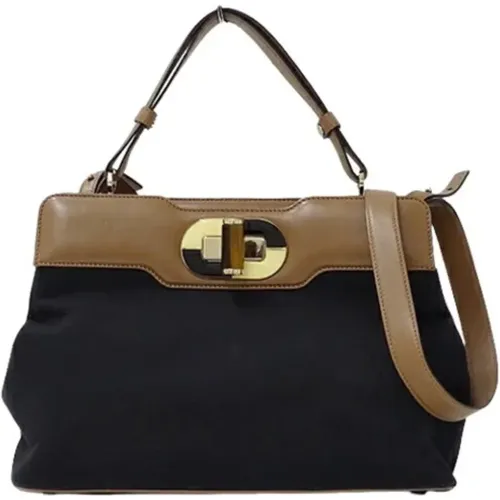 Pre-owned Canvas handbags , female, Sizes: ONE SIZE - Bvlgari Vintage - Modalova