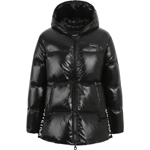 Hooded Down Jacket Aw23 , female, Sizes: L, S, XL, M, 2XS, XS - duvetica - Modalova