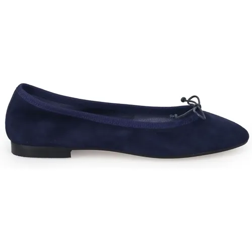 Blaue Ballerina Schuhe , Damen, Größe: 36 EU - Belle Vie - Modalova