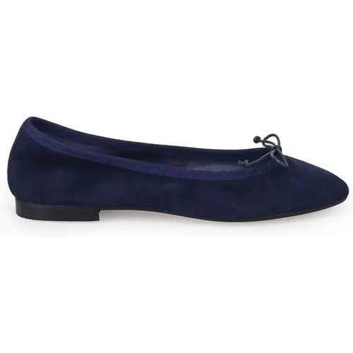 Blaue Ballerina Schuhe , Damen, Größe: 38 EU - Belle Vie - Modalova