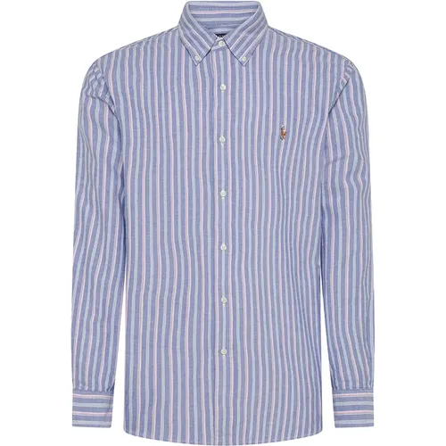 Blue Long Sleeve Sport Shirt , male, Sizes: 2XL, S, XL, L, M - Polo Ralph Lauren - Modalova