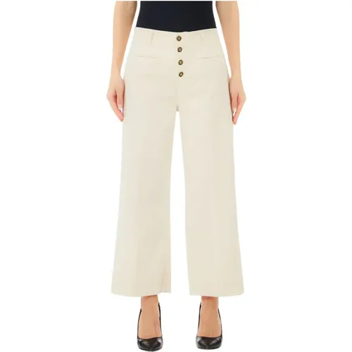 Wide Trousers , female, Sizes: W25 - Liu Jo - Modalova