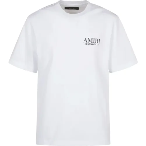 Weißes Stacked Tee Shirt , Herren, Größe: XL - Amiri - Modalova