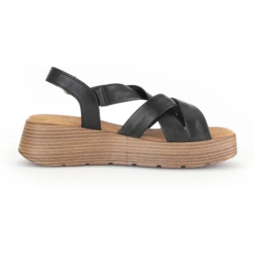 Flat Sandalen , Damen, Größe: 36 EU - Gabor - Modalova