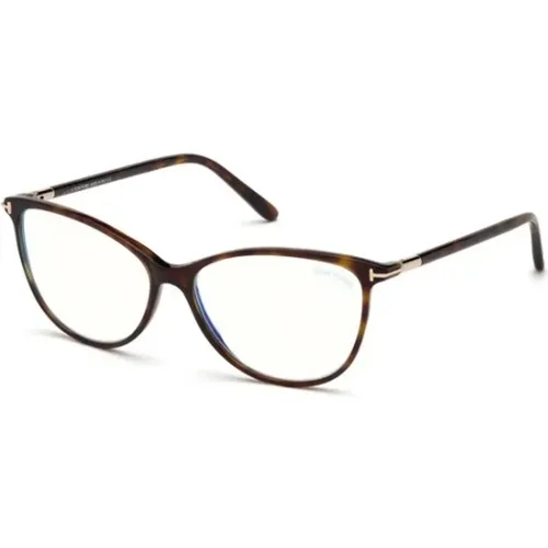 Chic Havana Frame Glasses , female, Sizes: 56 MM - Tom Ford - Modalova
