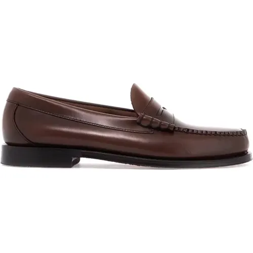 Handcrafted Larson Loafers with Glossy Finish , male, Sizes: 7 UK, 11 UK - G.h. Bass & Co. - Modalova