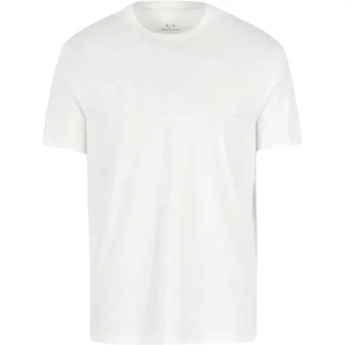 Basic Tee Shirt , male, Sizes: M - Armani Exchange - Modalova