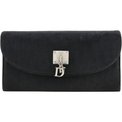 Pre-owned Canvas wallets , female, Sizes: ONE SIZE - Dior Vintage - Modalova