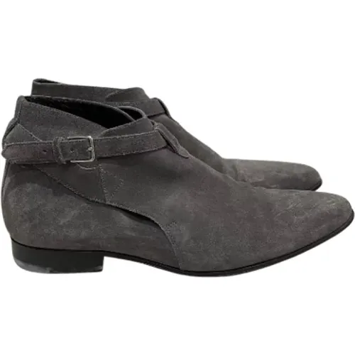 Pre-owned Suede boots , female, Sizes: 8 UK - Saint Laurent Vintage - Modalova
