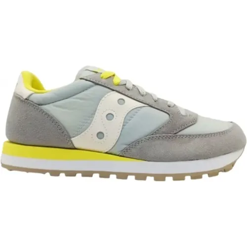 Gray Contrast Sneakers , male, Sizes: 6 UK - Saucony - Modalova