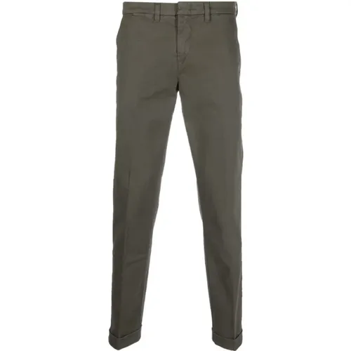 Grüne Tapered Chino Hose Fay - Fay - Modalova