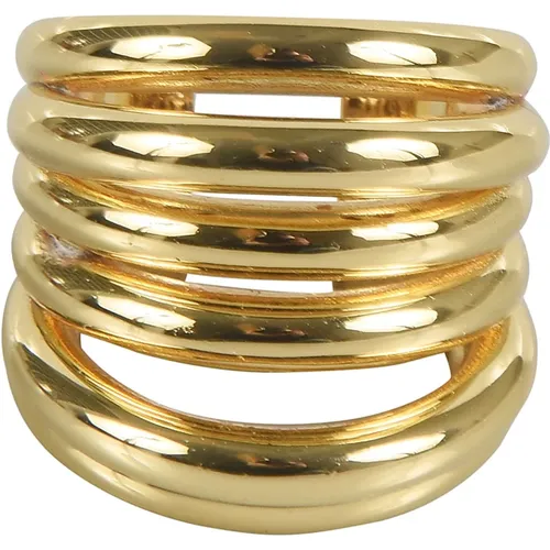 Goldener Ring Damen Accessoires , Damen, Größe: ONE Size - Federica Tosi - Modalova