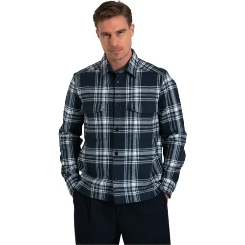 Baumwoll Overshirt , Herren, Größe: L - drykorn - Modalova