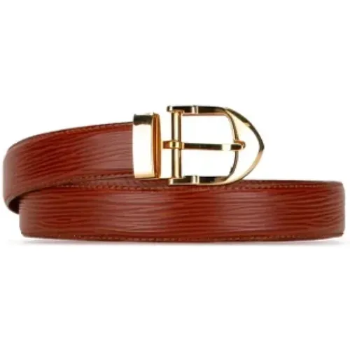 Pre-owned Leather belts , female, Sizes: ONE SIZE - Louis Vuitton Vintage - Modalova