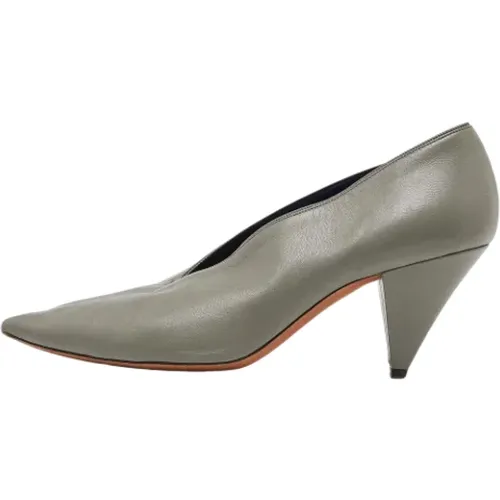 Pre-owned Leather heels , female, Sizes: 5 1/2 UK - Celine Vintage - Modalova